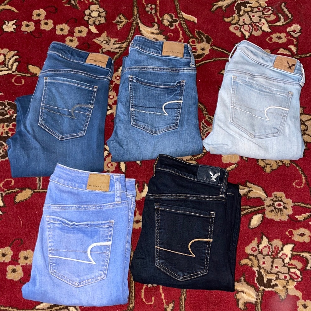 american eagle jegging lot size 6 long